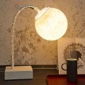 Lampe de table moderne à tige flexible In-es.artdesign MicroT Luna