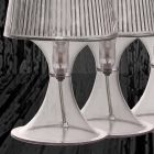 Lampe de table transparente en polycarbonate fabriquée en Italie Frosinone Viadurini