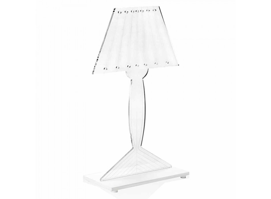 Lampe de table en forme, lampe LED plexiglass Ferla Viadurini