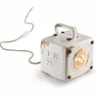 Lampe de table de style industriel en céramique et fer Valerie Viadurini