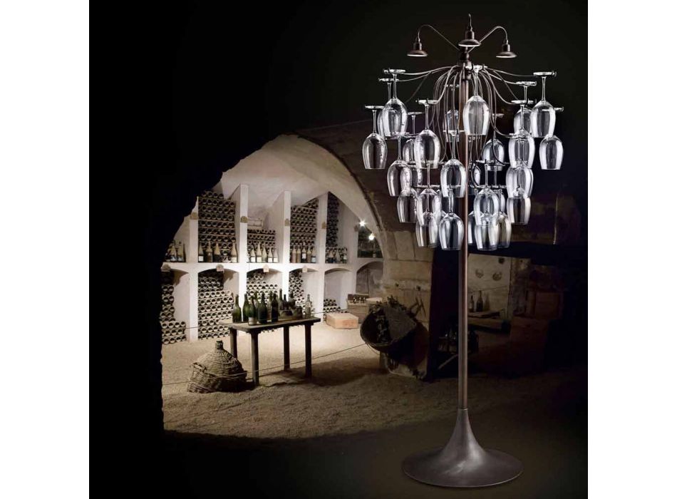 Lampadaire 30 verres de Sauvignon à l&#39;envers Viadurini