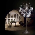 Lampadaire de design moderne avec 30 verres Sauvignon