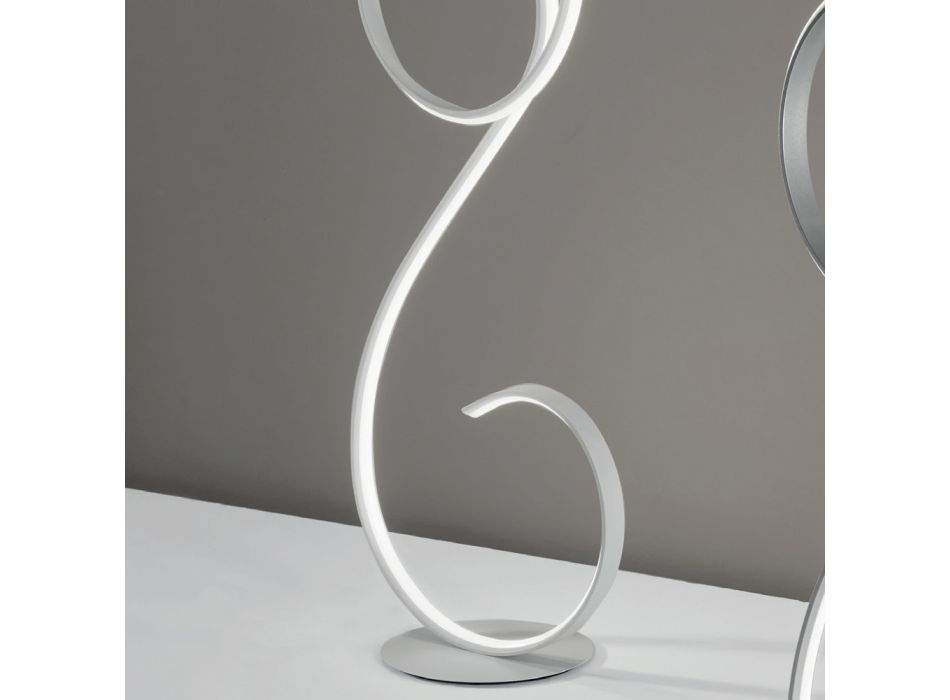 Lampadaire LED avec Structure en Métal Peint Design-Clac Viadurini