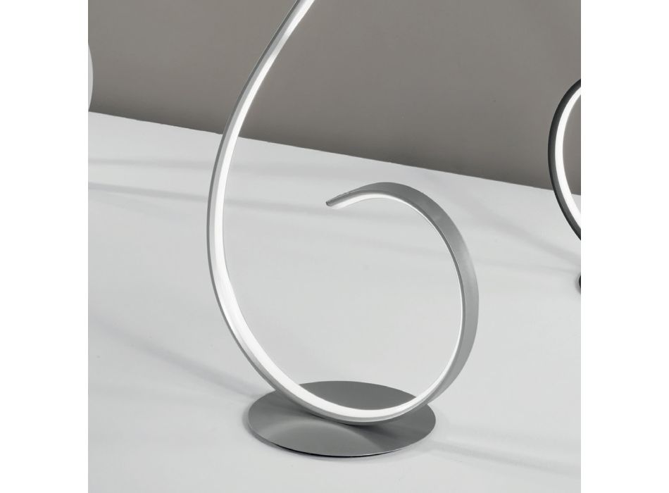 Lampadaire LED avec Structure en Métal Peint Design-Clac Viadurini