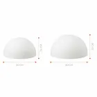 Lampadaire Semisphere Attack to Choice 2 tailles Design moderne - Semistar Viadurini