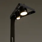 Lampadaire Extensible En Aluminium Noir Mat Design Échelle - Watchful Viadurini