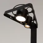 Lampadaire Extensible En Aluminium Noir Mat Design Échelle - Watchful Viadurini