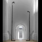 Lampadaire Extensible En Aluminium Noir Mat Design Échelle - Watchful Viadurini