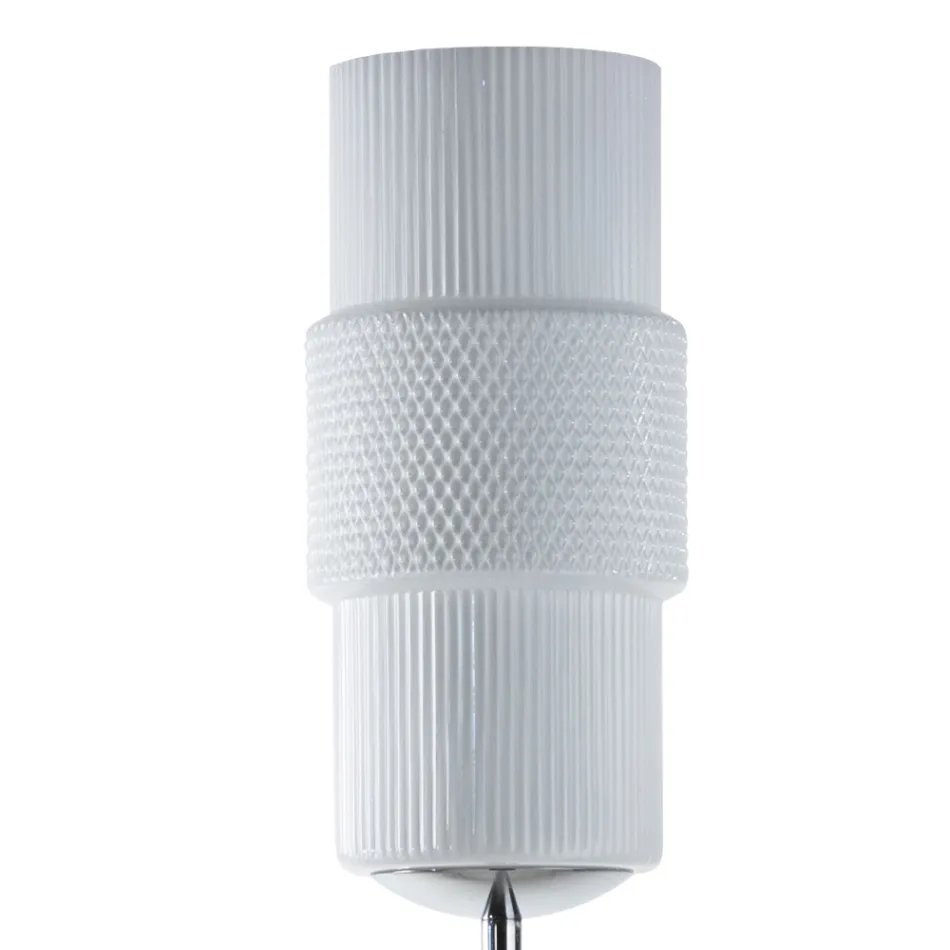 Lampadaire Artisan en Verre Soufflé Vénitien 30 cm - Satomi Viadurini