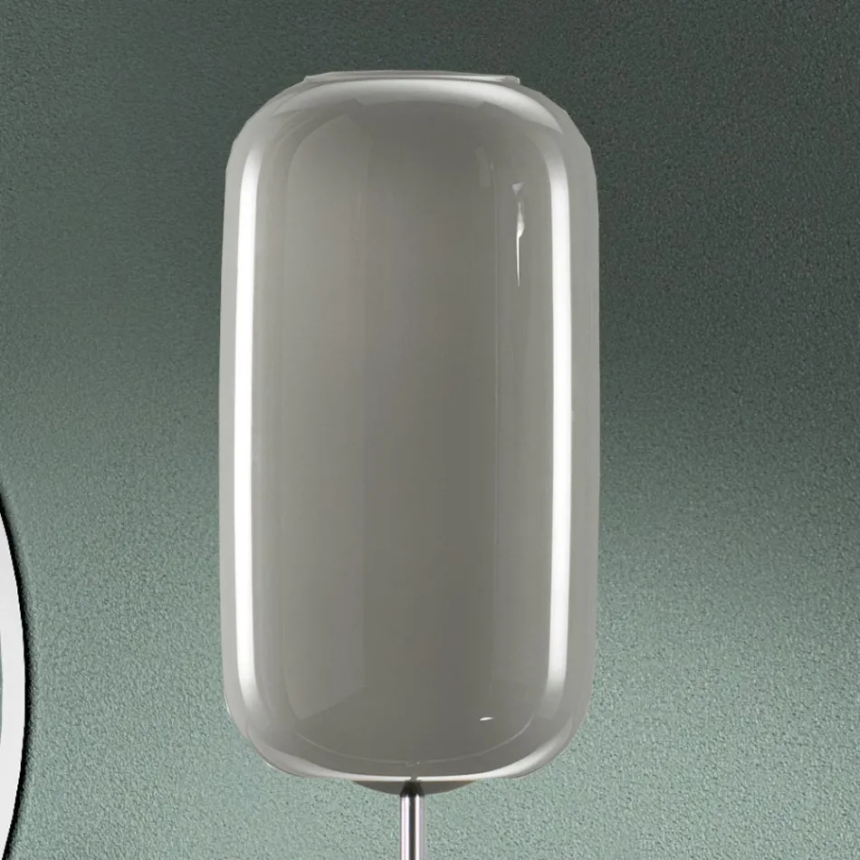 Lampadaire en Verre Vénitien Soufflé - Bambou Viadurini