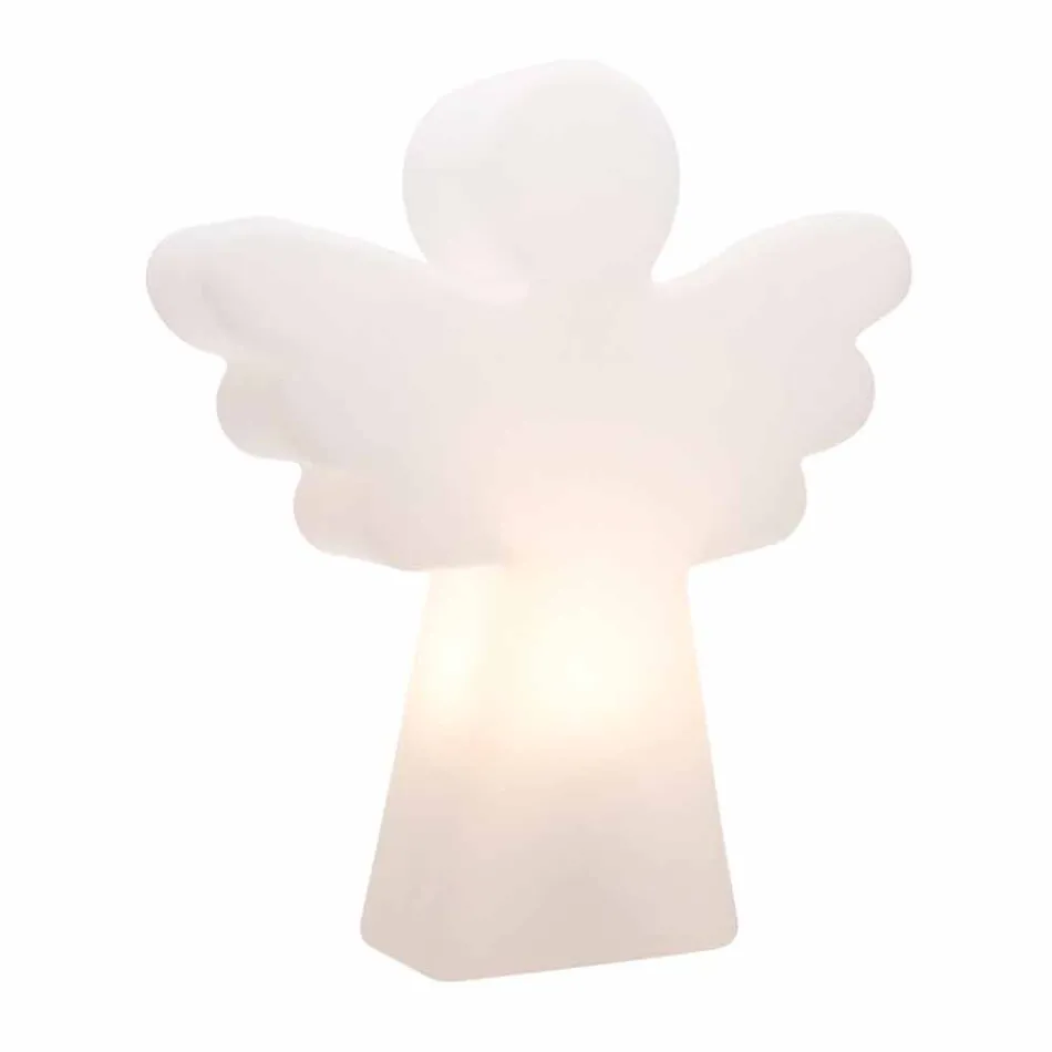 Lampadaire Blanc E27, Led ou Ange Solaire Design Moderne - Angelostar Viadurini