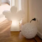 Lampadaire Blanc E27, Led ou Ange Solaire Design Moderne - Angelostar Viadurini