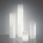 Lampadaire Slide Fluo cylindrique fabriqué en Italie Viadurini