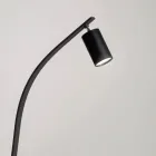 Lampadaire avec spot orientable et seconde lumière à l'arrière - Camphre Viadurini