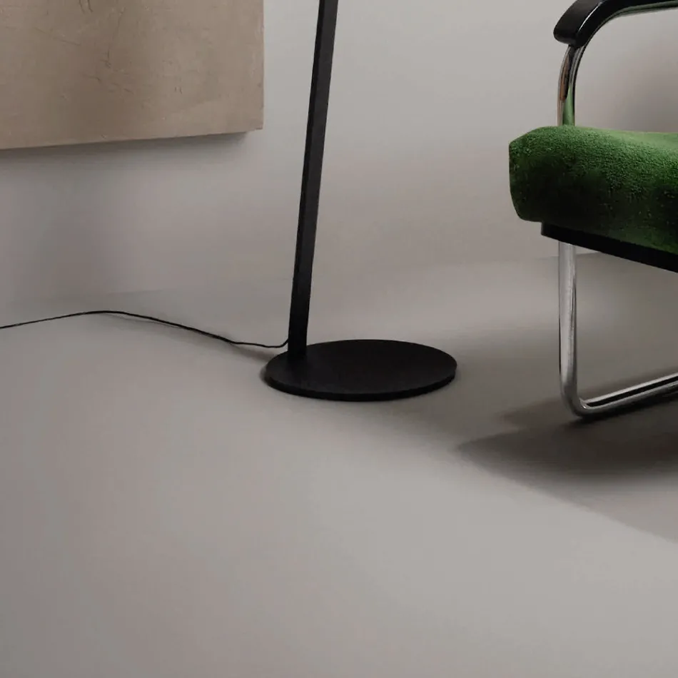 Lampadaire avec spot orientable et seconde lumière à l'arrière - Camphre Viadurini