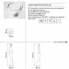 Lampadaire avec éclairage LED Design moderne pour l'extérieur - Penelope par Myyour Viadurini