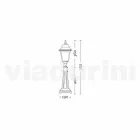 Lampadaire d'extérieur en aluminium fabriqué en Italie, Aquilina Viadurini