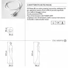 Lampadaire de jardin avec lampe LED RGBW Design - Penelope - Myyour Viadurini