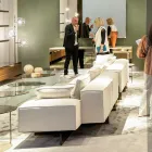 Lampadaire design avec structure en métal brillant Made in Italy - Donatina Viadurini