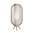 Lampadaire design moderne Fanny Steel Ø37xh80 de Viadurini