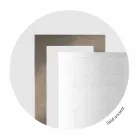 Lampadaire design en métal avec abat-jour en lin Made in Italy - Bali Viadurini