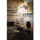 Lampadaire design moderne en fer fabriqué en Italie - Amorpha Viadurini