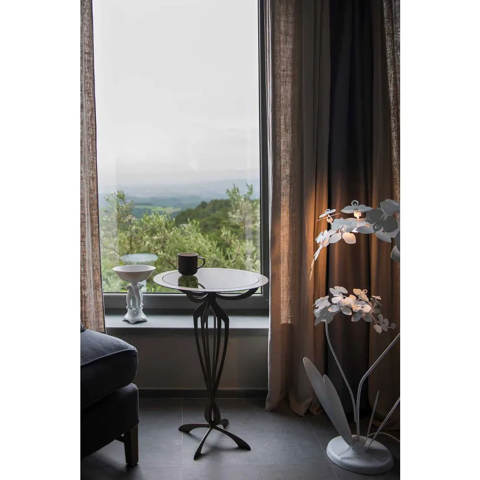 Lampadaire design moderne en fer fabriqué en Italie - Amorpha Viadurini