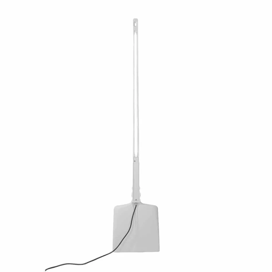 Lampadaire d'extérieur en technopolymère blanc Design de 3 formes - Outils Viadurini