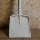 Lampadaire d'extérieur en technopolymère blanc Design de 3 formes - Outils Viadurini