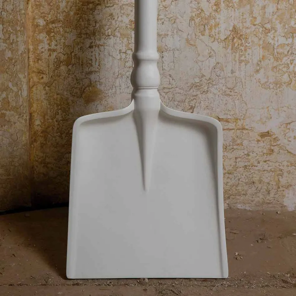 Lampadaire d'extérieur en technopolymère blanc Design de 3 formes - Outils Viadurini
