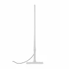 Lampadaire d'extérieur en technopolymère blanc Design de 3 formes - Outils Viadurini