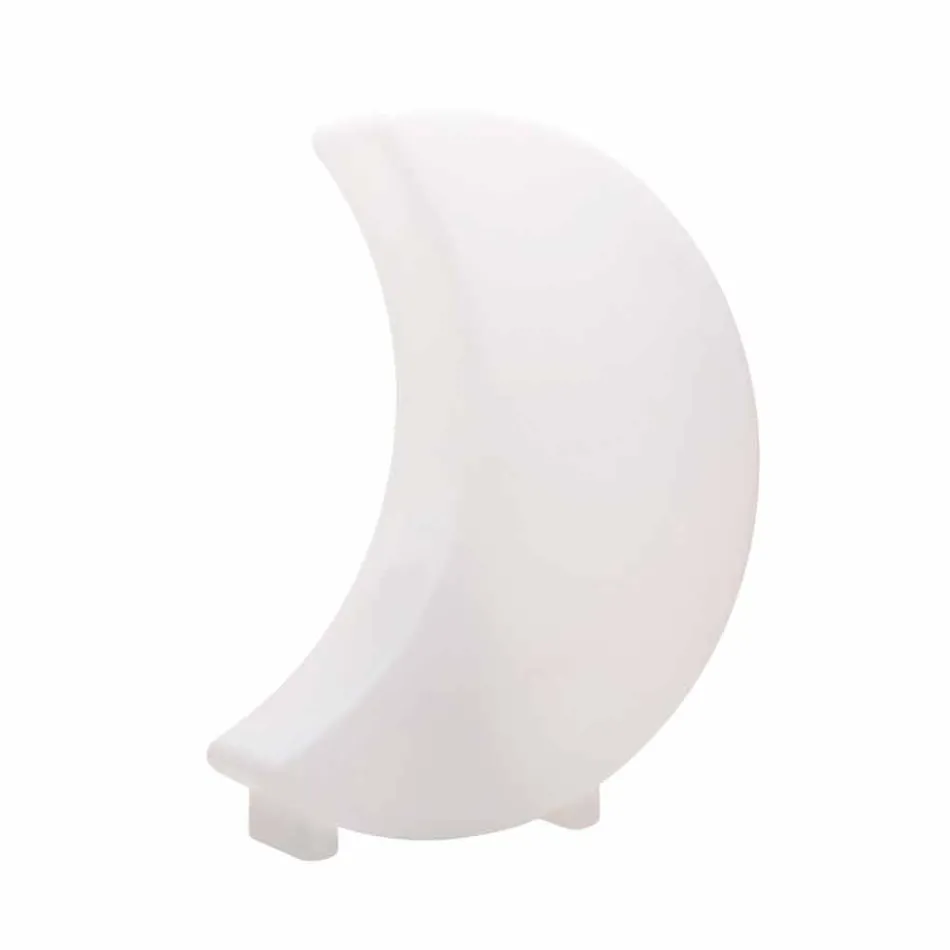 Lampadaire en forme de lune en plastique 2 tailles Design moderne - Lunastar Viadurini