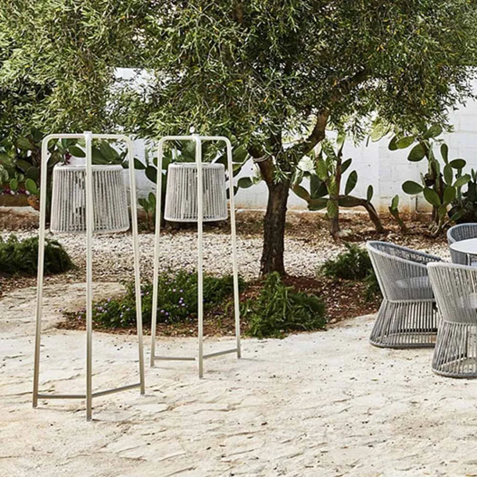 Lampadaire en Aluminium et Fibre Made in Italy - Tibidabo by Varaschin Viadurini