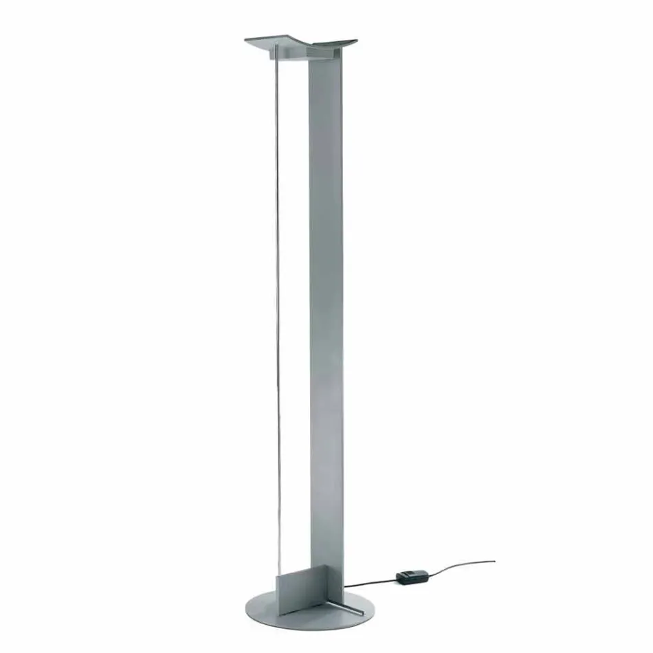 Lampadaire en Métal Laqué avec LED Intégrée Made in Italy - Indra Viadurini