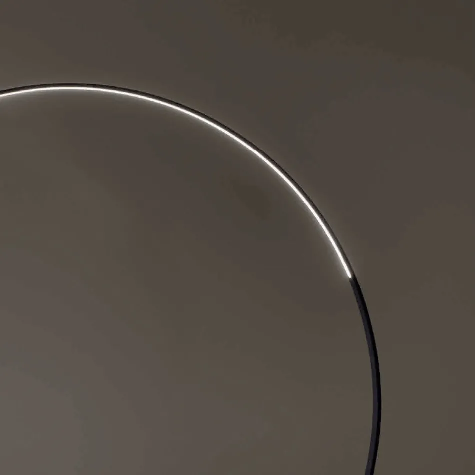 Lampadaire en Métal Peint avec Lumière LED Dimmable - Eucalyptus Viadurini