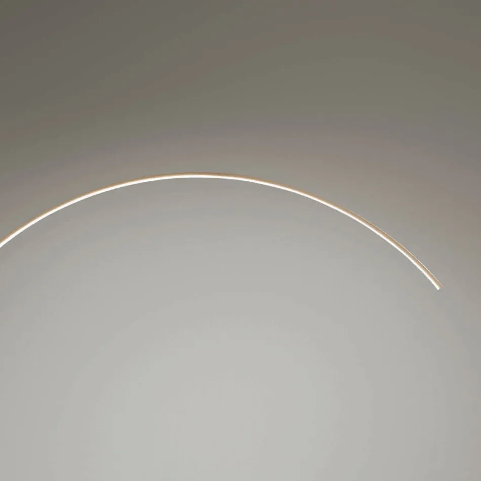 Lampadaire en Métal Peint avec Lumière LED Dimmable - Eucalyptus Viadurini