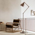 Lampadaire en Laiton et Fer avec Joint Style Vintage - Loft par Il Fanale Viadurini