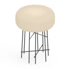 Lampadaire d'extérieur en polyéthylène albâtre fabriqué en Italie - Disco Viadurini