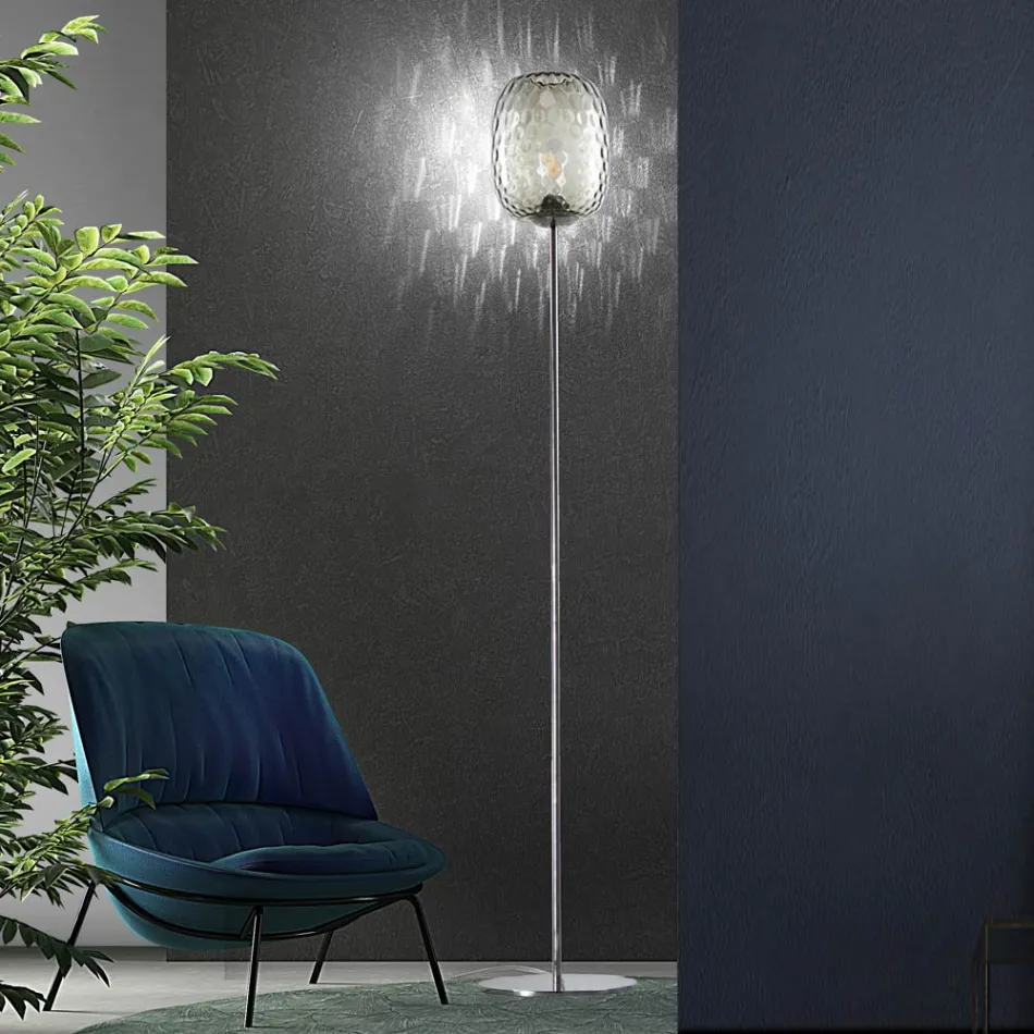 Lampadaire en verre de Venise soufflé à la main 30 cm - Cloe Balloton Viadurini