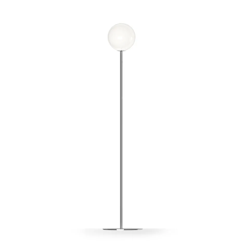 Lampadaire Althea en verre doublé poli ou satiné, fabriqué en Italie Viadurini