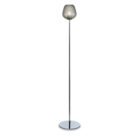 Lampadaire en verre opaque ou transparent, fabriqué en Italie - Elisia Viadurini
