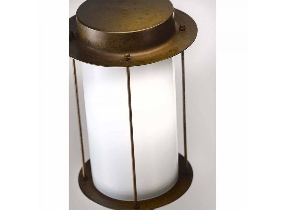 Lampadaire d'extérieur High Street Lamp en laiton et verre - Loggia par Il Fanale Viadurini