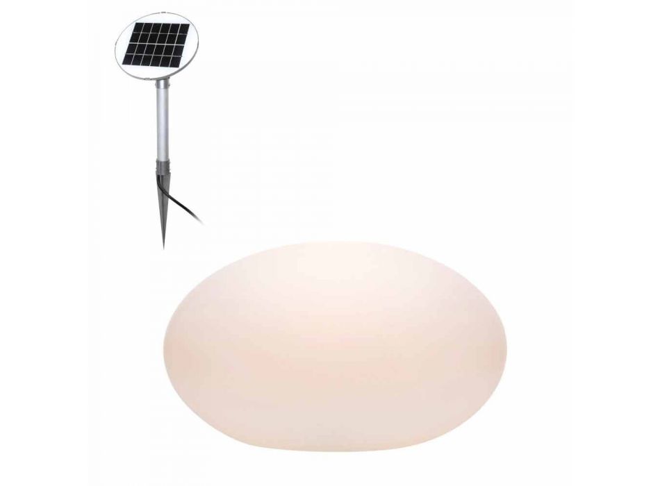 Lampadaire LED, Solaire ou E27 de Design Ovale Moderne Coloré - Uovostar Viadurini