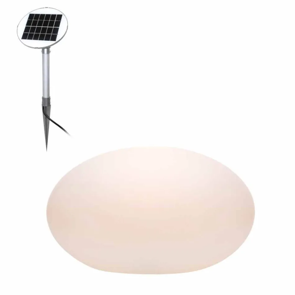 Lampadaire LED, Solaire ou E27 de Design Ovale Moderne Coloré - Uovostar Viadurini