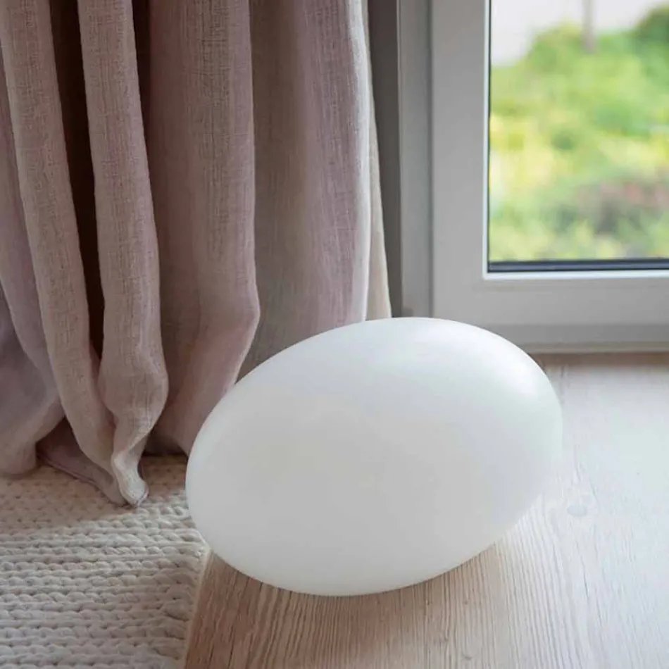 Lampadaire LED, Solaire ou E27 de Design Ovale Moderne Coloré - Uovostar Viadurini