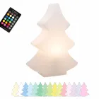 Lampadaire LED, Solaire ou E27 en Plastique Design Noël - Alberostar Viadurini