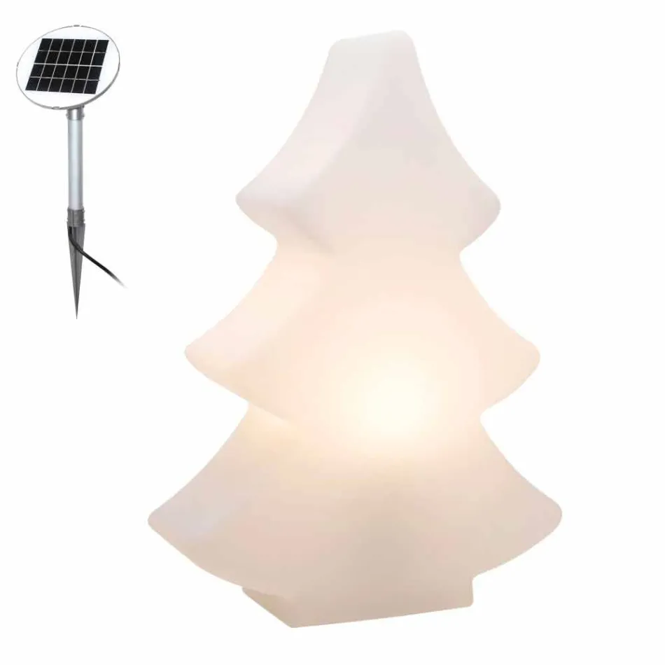 Lampadaire LED, Solaire ou E27 en Plastique Design Noël - Alberostar Viadurini