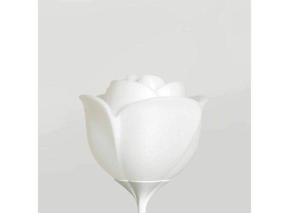 Lampadaire d'extérieur design fleur en plastique - Baby Love - Myyour Viadurini