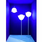 Lampadaire d'extérieur design fleur en plastique - Baby Love - Myyour Viadurini