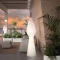 Lampadaire d'extérieur Reyes en polyéthylène avec éclairage LED, fabriqué en Italie